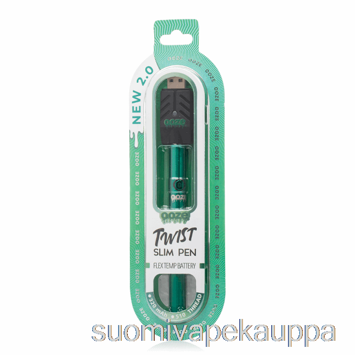Vape Suomi Ooze Slim Twist Pen 2.0 Flex Temp Paristo Aqua Taal